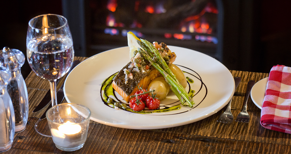 Image of a seafood restaurant dish